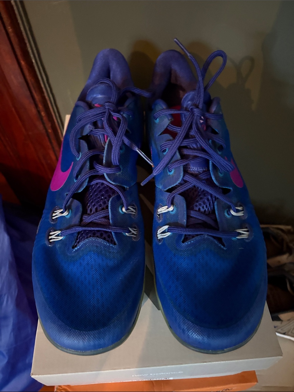 Nike Zoom Kobe Venomenon 5 Shoes Violet Blue Grey